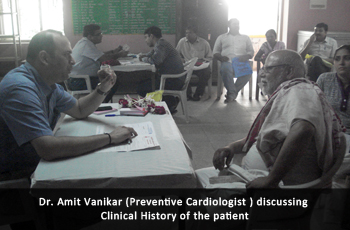 Dr. Amit Vanikar (Preventive Cardologist ) discussing Clinical History of the patient